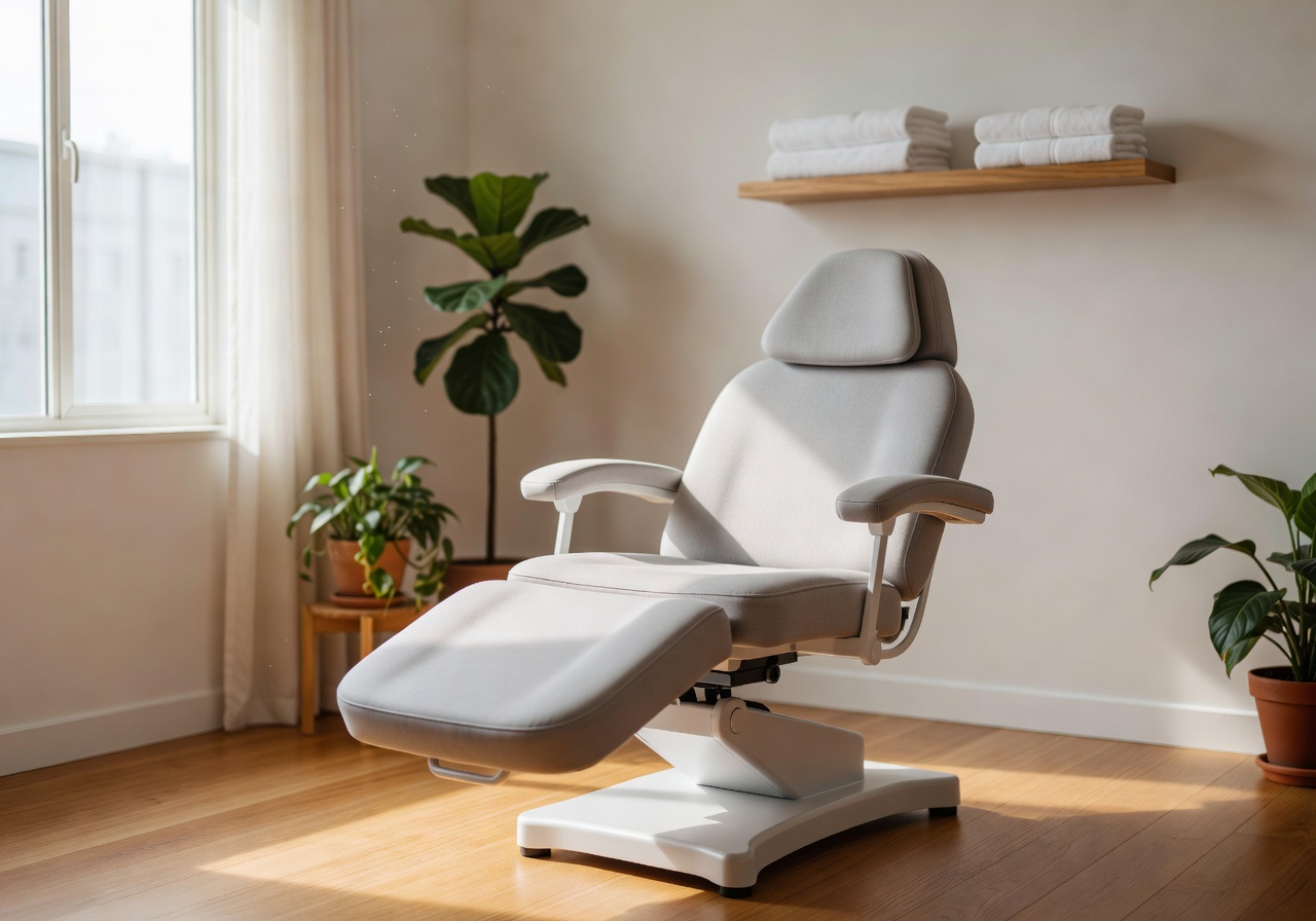 Entspannte Atmosphäre bei der Fußpflege